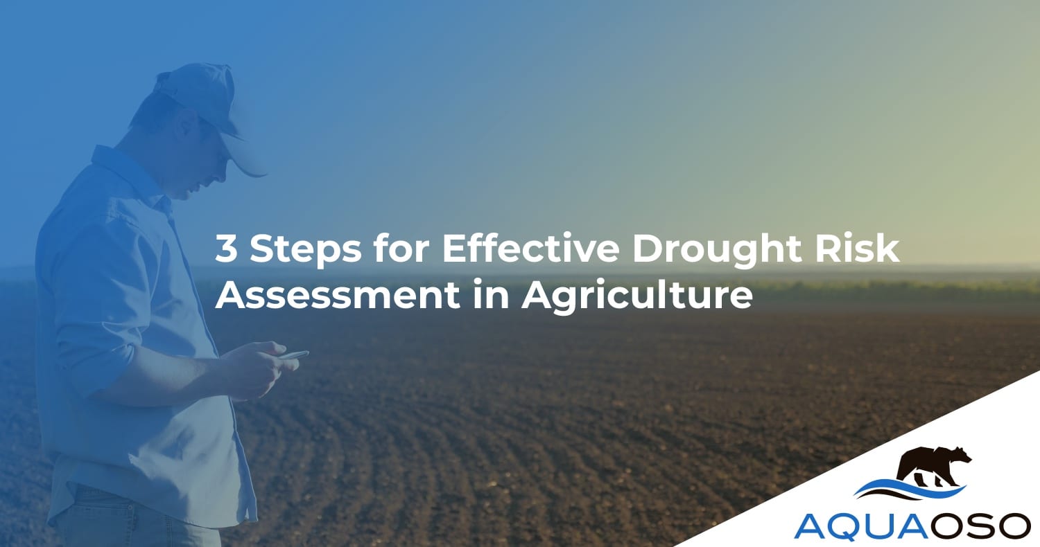3 Steps for Effective Drought Risk Assessment in Agriculture
